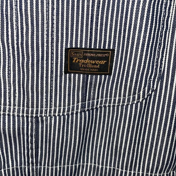 Sears Mens Overalls Size 40 x 30.5 Perma Prest Tradewear Tri-blend Union Made - Picture 4 of 16